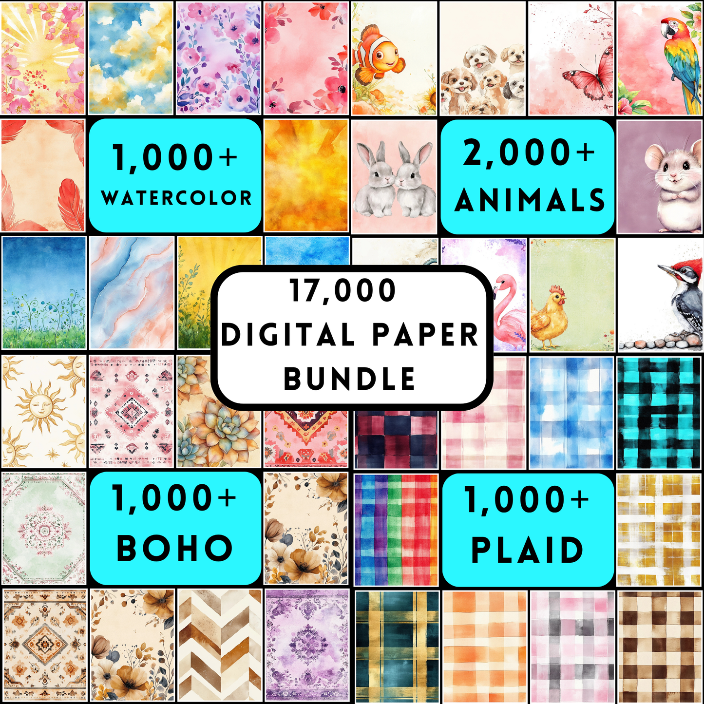 The Ultimate Digital Paper Bundle - 17,000+ Digital Papers